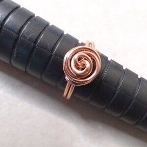 Durable Everyday Wear! My Signature Swirl ~ Copper Wire Wrapped Ring